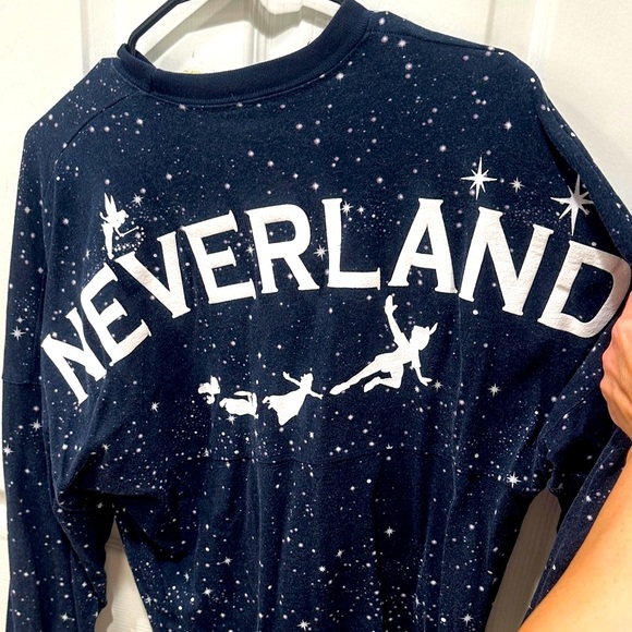 Disney RARE Spirit Jersey Peter Pan Adventure Neverland unisex XS